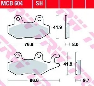 Achat Immédiat Plaquettes AR pour Cagiva 600 Canyon 1996-1999