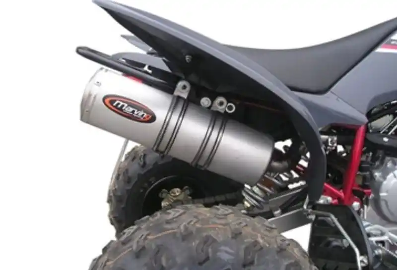 Silencieux Marving ovale alu pour quad Yamaha 250 Raptor Commander Maintenant