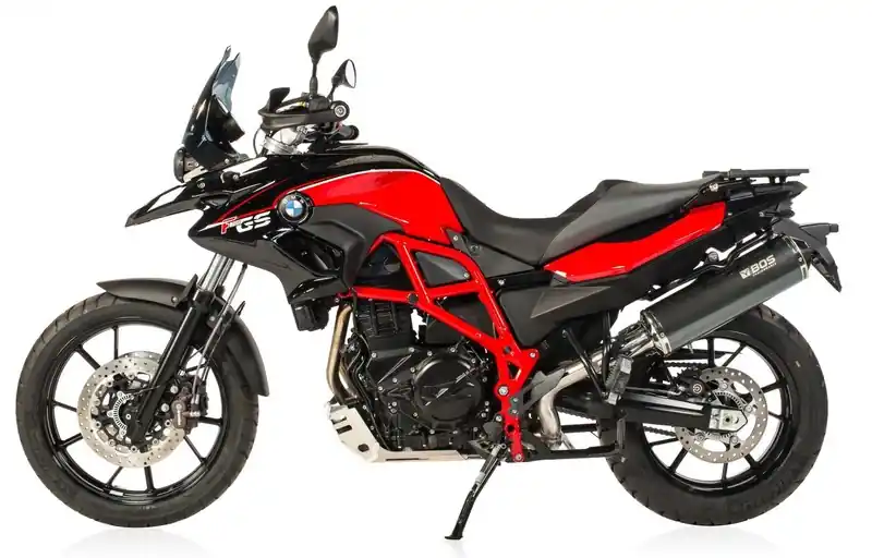 Offre Exclusive BOS Silencieux inox oval look carbone pour BMW F 700 GS 2008-13