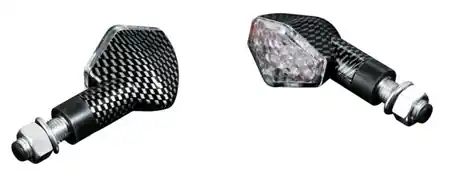 Promotion Saisonnière Clignotants Hexagon tige courte carbone