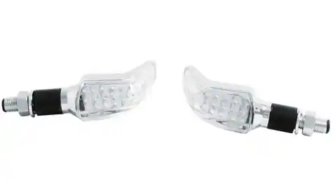 Clignotants Speed tige courte chromés Must-Have