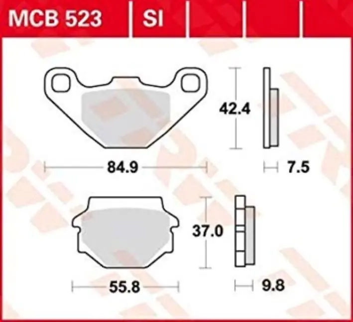 Offre Exclusive Plaquettes AR pour Kawasaki KLE500 A et B 1991-2007
