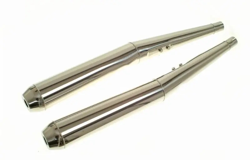 2 Silencieux Ø40 Réplique en inox pour BMW R 100/7 R 100 S R 100 CS Pas Cher