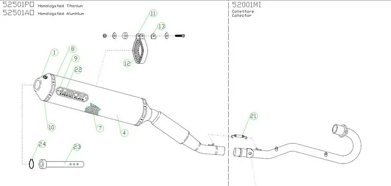 Prix Cassé Ligne Arrow thunder alu pour Honda XR-L125
