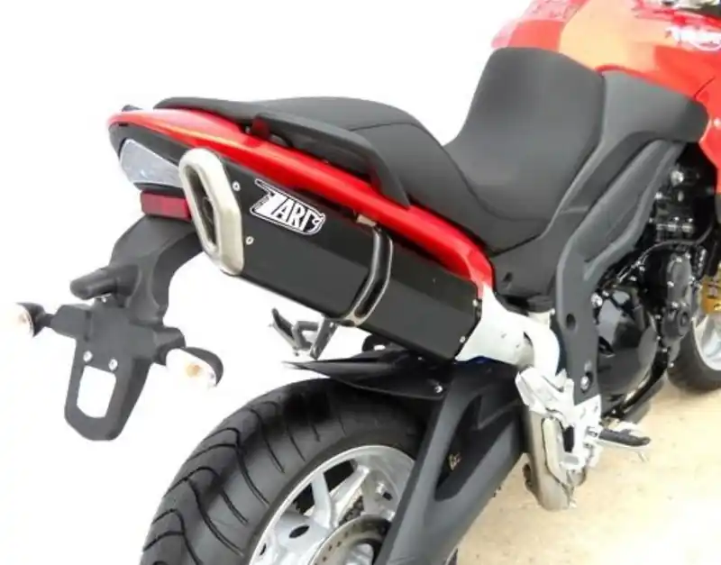 Zard silencieux inox et alu noir pour Triumph Tiger 1050 2007/2012 Vente Directe