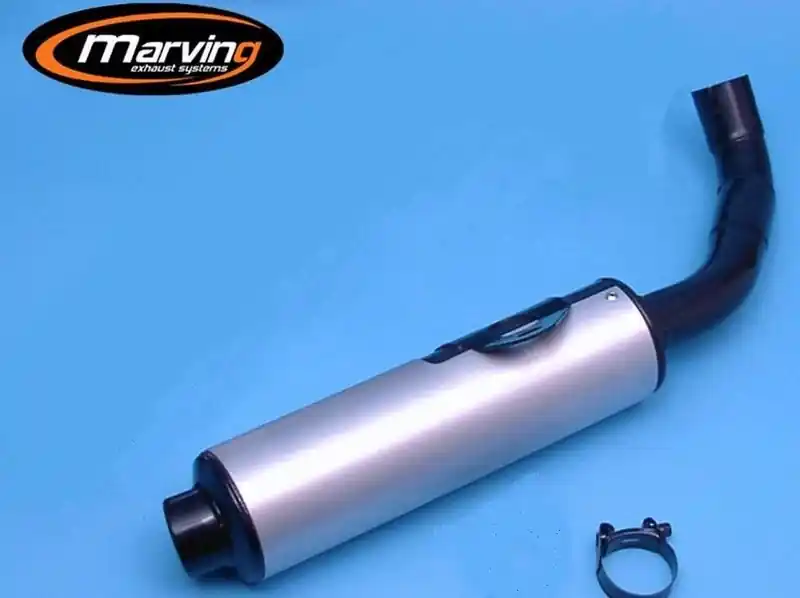 Prix Choc Silencieux Marving noir / alu pour VFR750 RC36 de 1990 à 1993