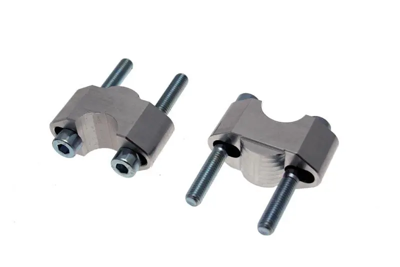 Prix Réduit Rehausses de pontets universelles +25mm Alloy Ultima aluminium guidons Ø22mm