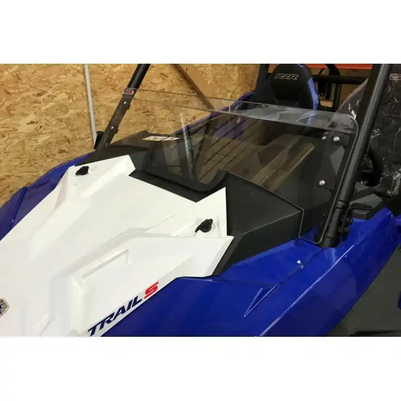 Demi Pare Brise Polycarbonate Anti Abrasion RZR TRAIL S 1000 POLARIS Fabriqué en France Prix Cassé