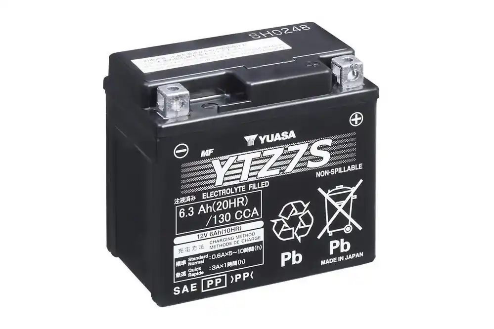 Batterie YUASA YTZ7S sans entretien activée usine YFM-R 250 Raptor Yamaha Produit De Marque