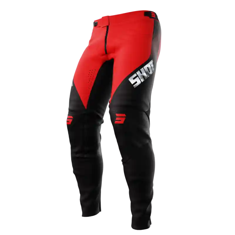 Pantalon SHOT 2024 Aerolite Honor Rouge Chrome 36 – 44 – XL Authentique