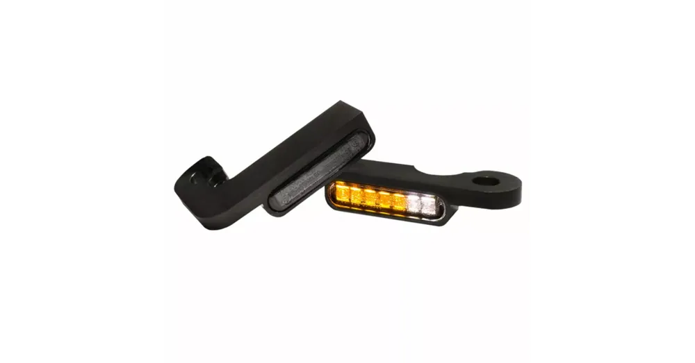 Clignotants LED de Guidon avec Feu de Position Heinz Bikes Blinker Noir Sportster XL 90/03 Réduction