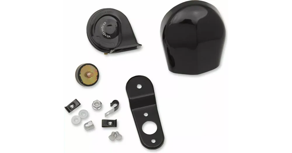 Quantité Limitée Kit Klaxon Électrique + Cache Noir Dyna Softail Sportster XL Touring