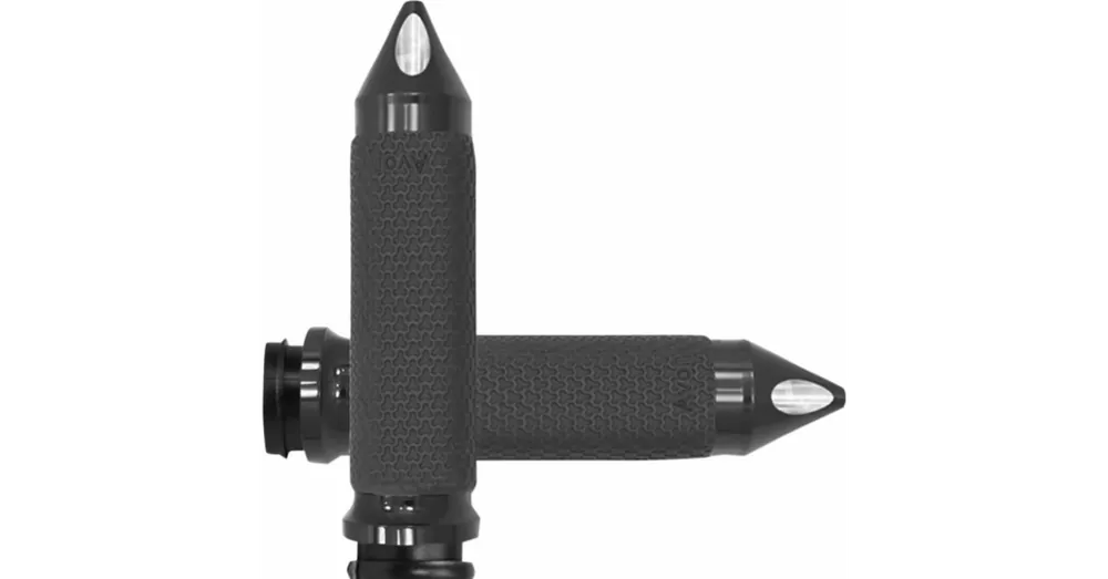 Achat Immédiat Poignées à Mémoire de Forme Avon Performance Spike 35 mm Noir Dyna, Softail, Touring, Trike