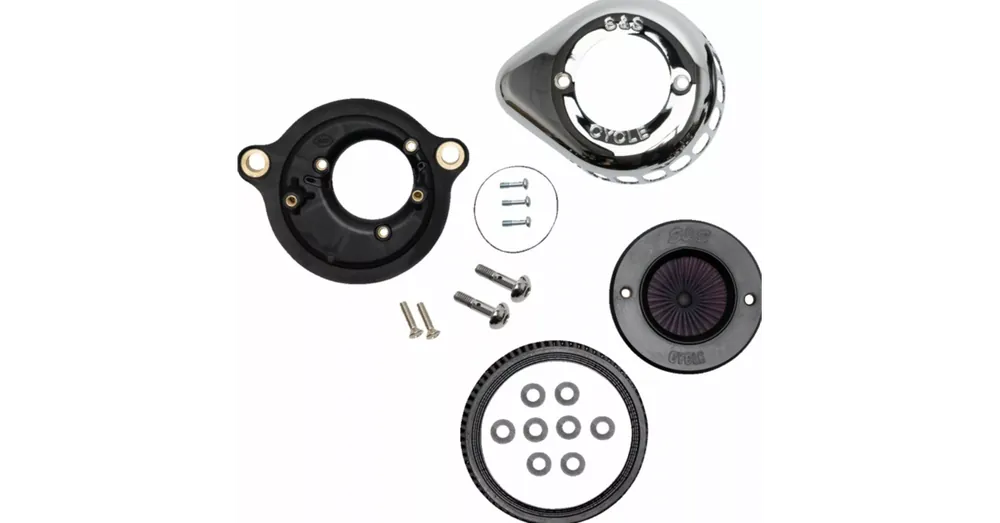 Usine Directe Kit Filtre à Air S&S Stealth Air Stinger Teardrop Chromé Softail Touring M8