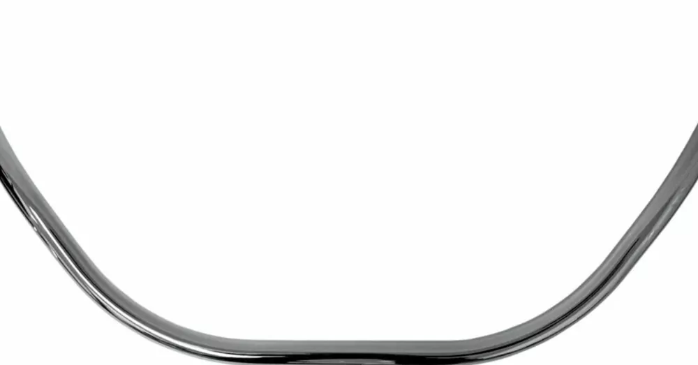 Commander Vite Guidon Beach Bar Ø 1&Prime; Hauteur 4-1/2&Prime; Chromé Dyna, Shovelhead, Softail, Sportster, Touring, Trike