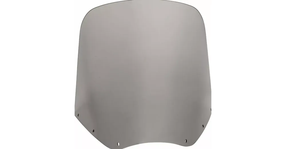Quantité Limitée Pare-Brise de Tête de Fourche Road Warrior Memphis Shades 15&Prime; Solid Noir Fumé