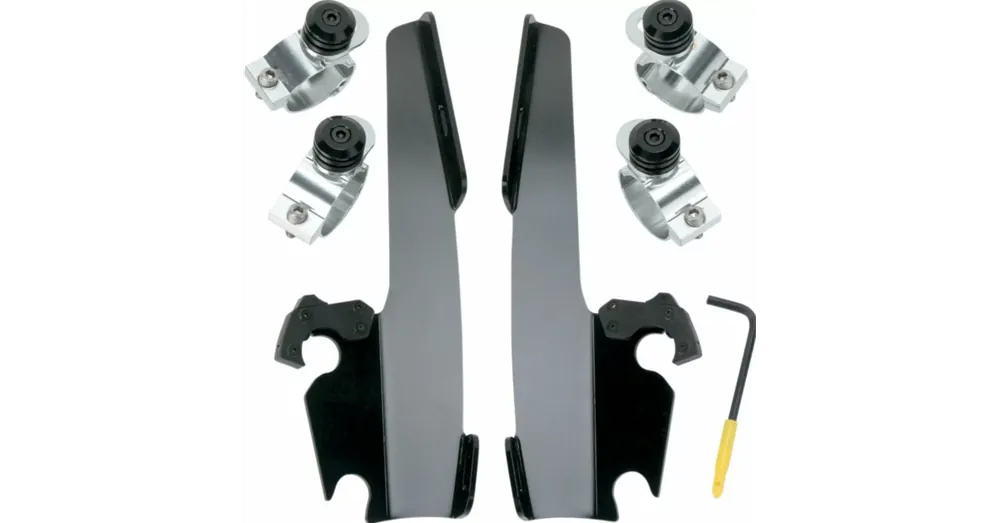 Kit Fixations Détachable Memphis Shades Noir Dyna Glide, Low Rider, Sportster Promotion