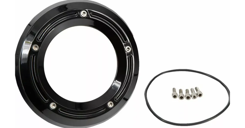 Usine Directe Trappe d&rsquo;Embrayage Trask Assault Noir Brillant Softail M8
