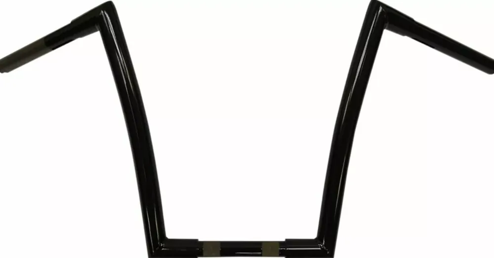 Guidon Todd's Cycle Strip Ø 1-1/4" / H. 14" Noir Brillant Certifié