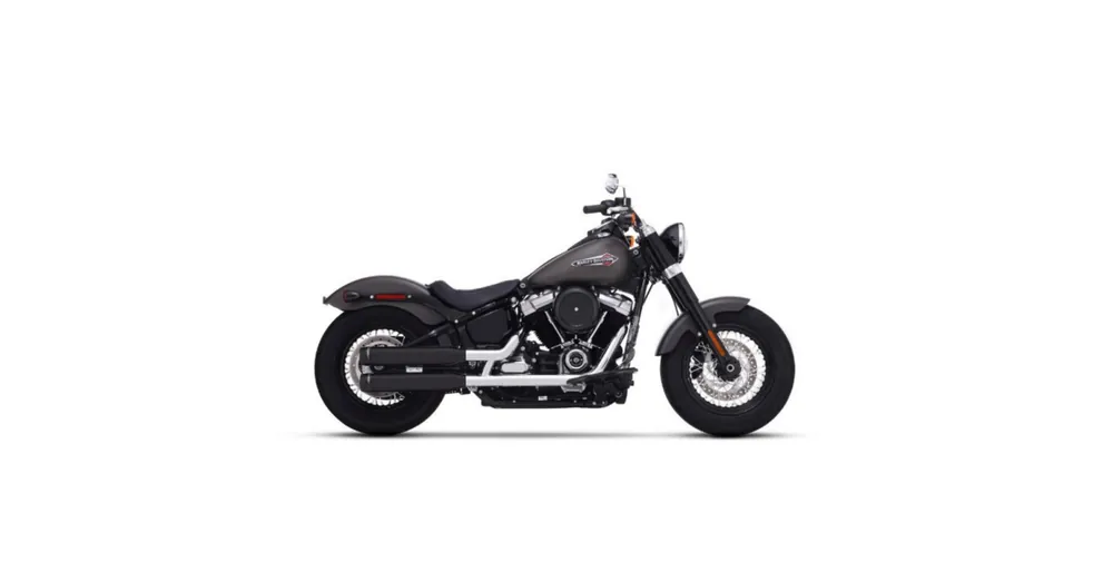 Silencieux Échappement Rinehart 3,5&Prime; Dual Noir Softail Meilleur Choix