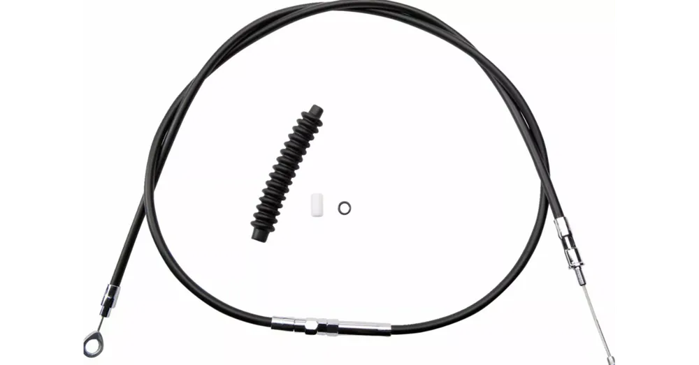 Certifié Câble d&rsquo;Embrayage Vinyle Noir Longueur 70-7/16&Prime; Harley 86/13