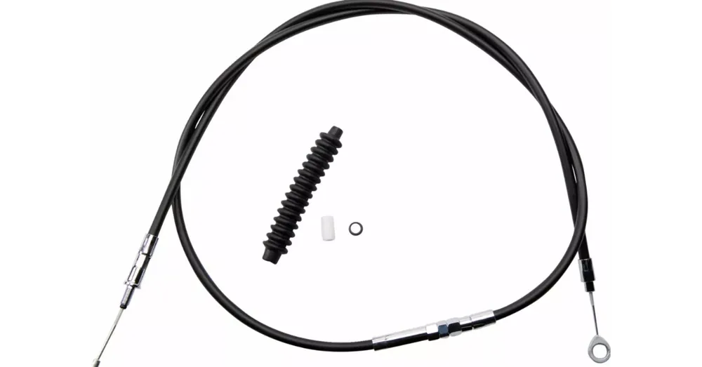 Câble d&rsquo;Embrayage Vinyle Noir Longueur Standard 68-11/16&Prime; Dyna 06/17 Prix Choc