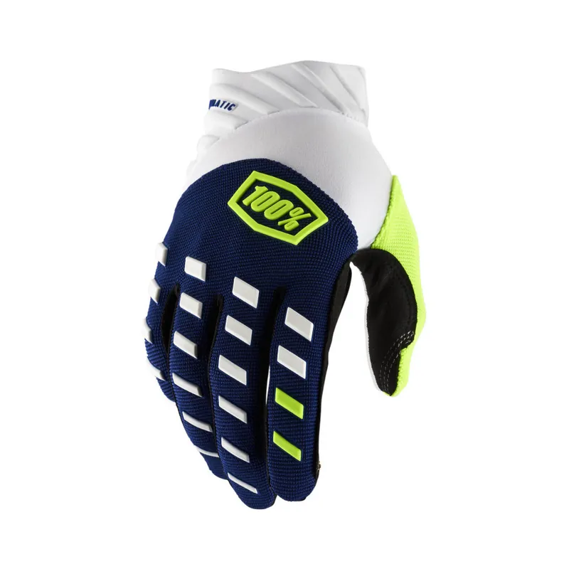 Gants Cross 100% AIRMATIC Navy/Blanc Vente Flash