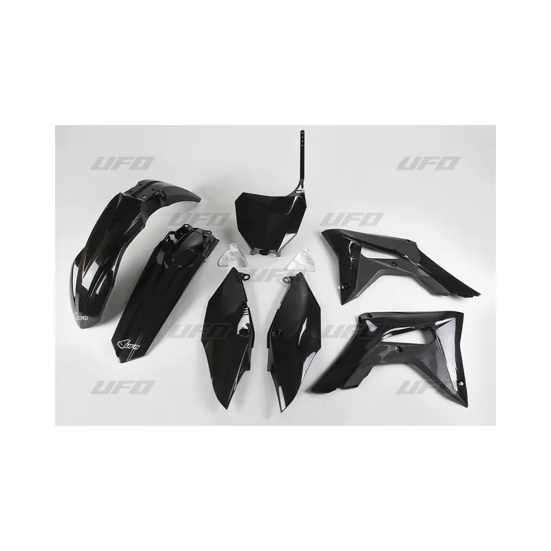 Nouvel Arrivage Kit plastique UFO noir Honda CRF450R