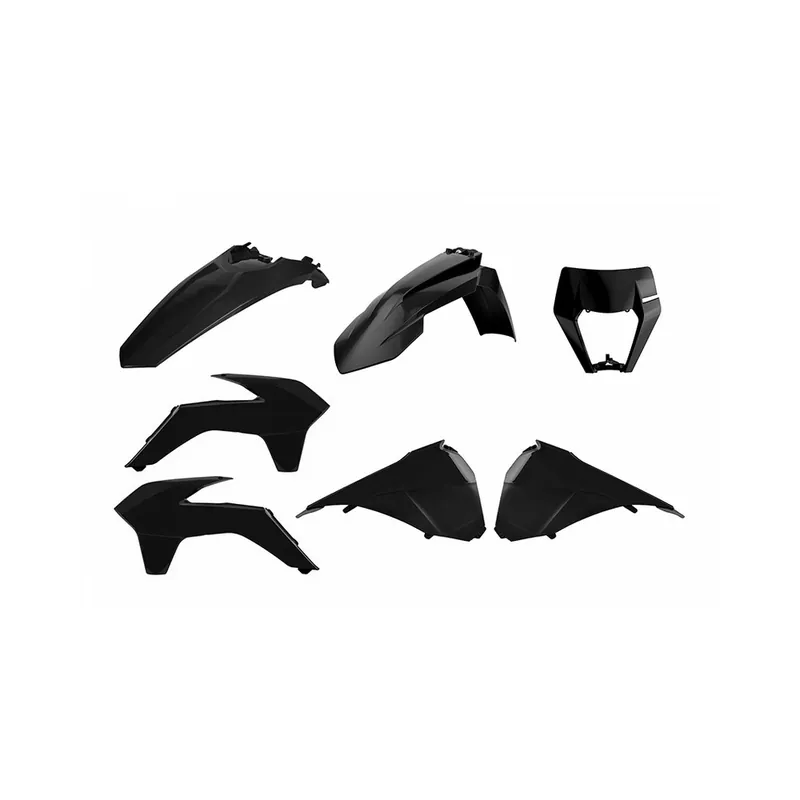 Kit plastique POLISPORT Enduro Restyle noir KTM EXC/EXC-F Offre Exclusive