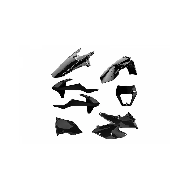 Kit plastique POLISPORT Enduro noir KTM EXC/EXC-F Bon Plan