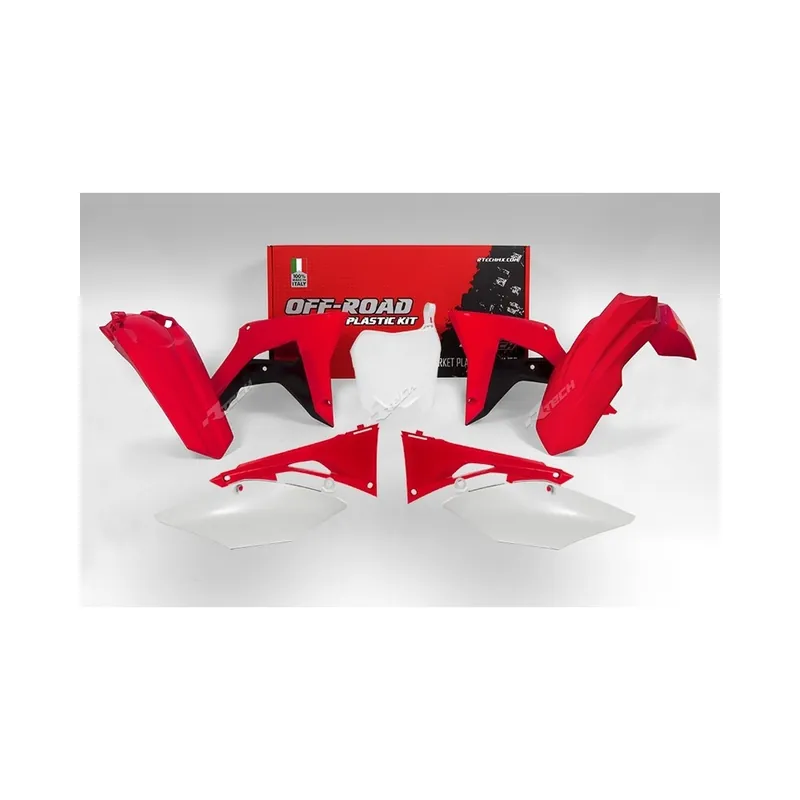 Kit plastique RACETECH couleur origine (2017) rouge/noir/blanc Honda CRF450R Jusqu&rsquo;à Épuisement Des Stocks