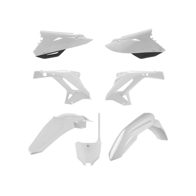 Vente Flash Kit plastique POLISPORT MX Restyling blanc – Honda CR125 / 250
