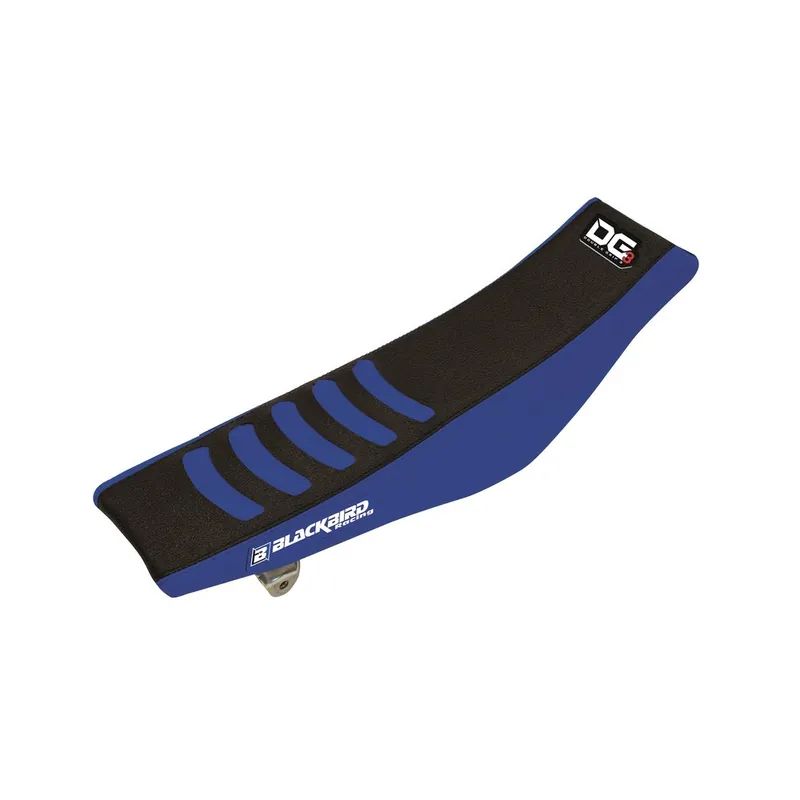Housse de selle BLACKBIRD Double Grip 3 noir/bleu Yamaha Pas Cher