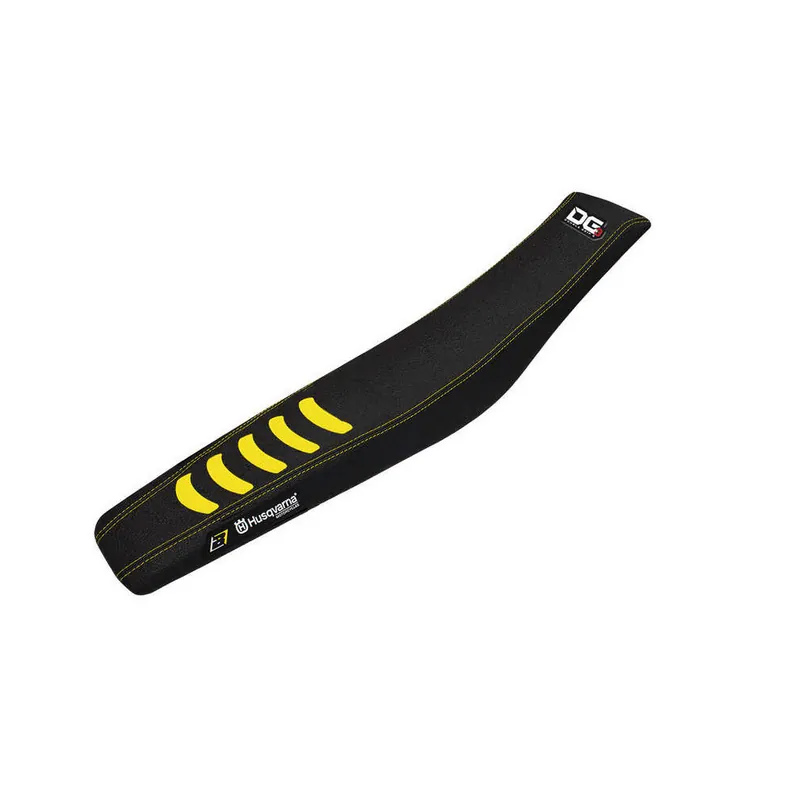 Commander Maintenant Housse de selle BLACKBIRD Double Grip 3 noir/jaune Husqvarna