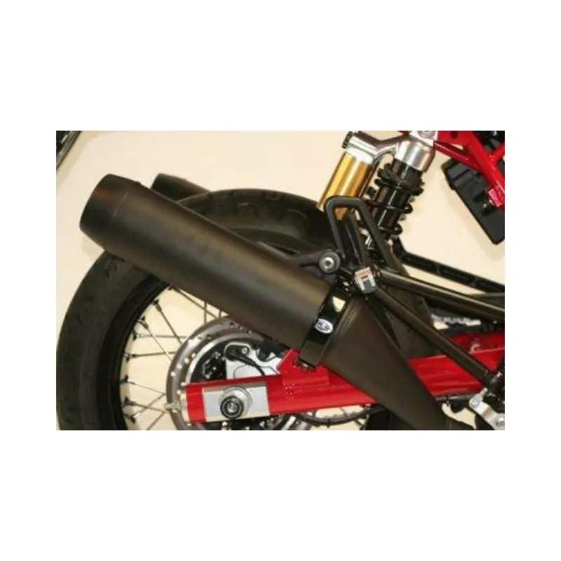 Must-Have Protection de silencieux rond R&G RACING noir Ø100mm
