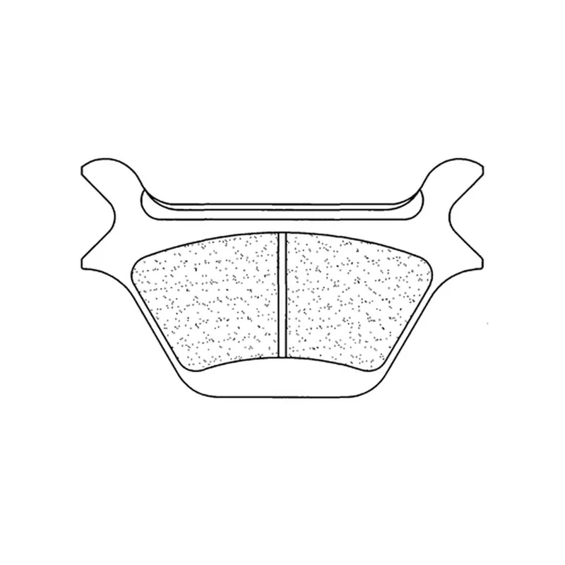 Meilleur Choix Plaquettes de frein CL BRAKES Route métal fritté – 2370RX3