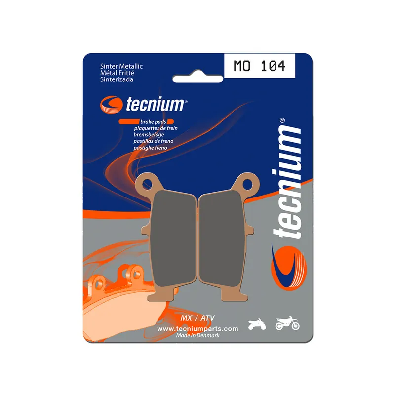 Plaquettes de frein TECNIUM MX/Quad métal fritté - MO104 Promotion Saisonnière