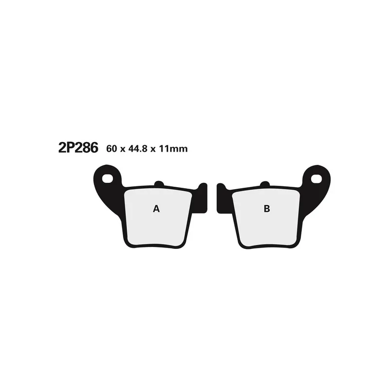 Plaquettes de frein NISSIN route /Off-Road métal fritté – 2P-286ST-MX Achat Immédiat
