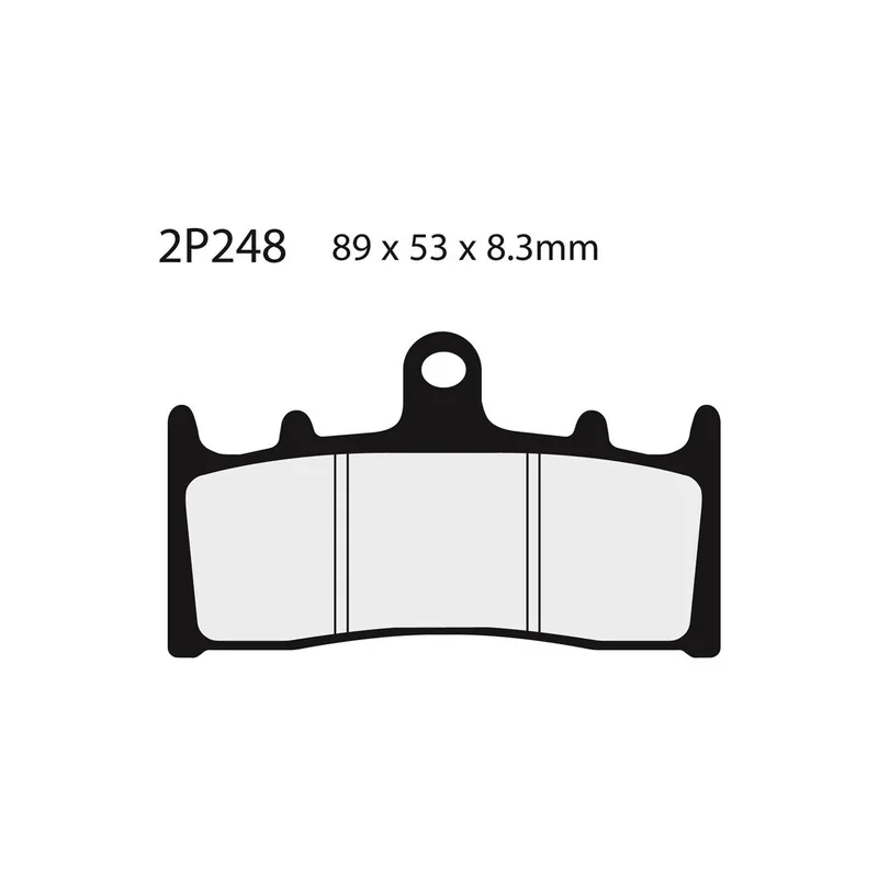 Plaquettes de frein NISSIN route /Off-Road métal fritté – 2P-248ST Prix Choc