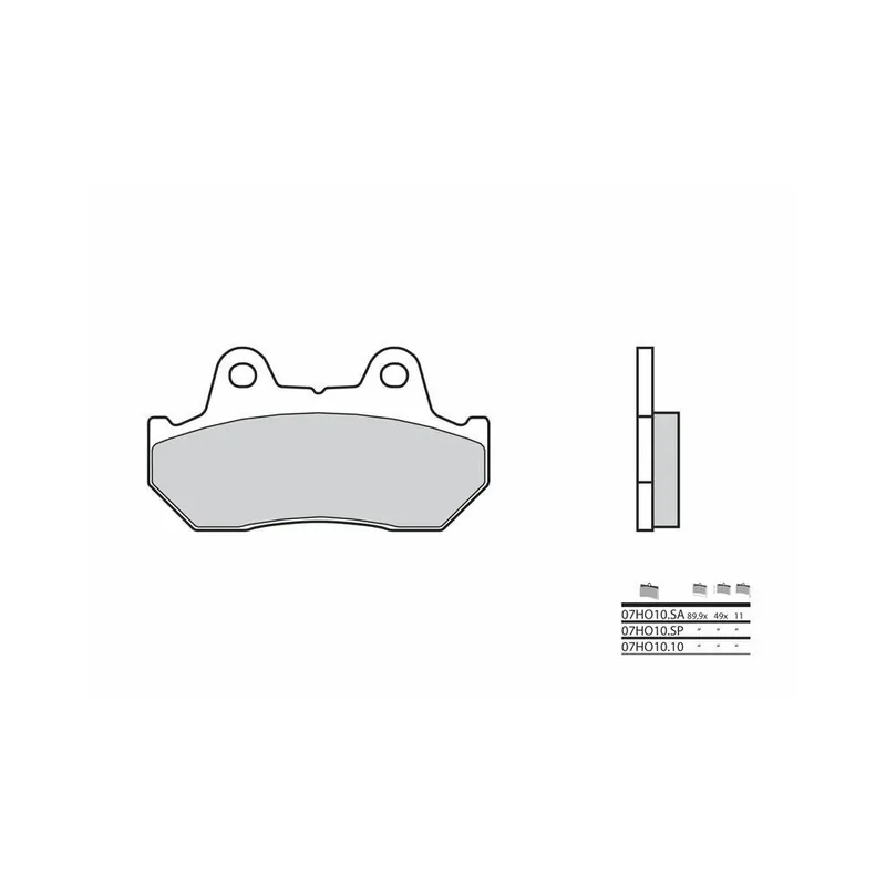 Super Prix Plaquettes de frein BREMBO route métal fritté – 07HO10SA