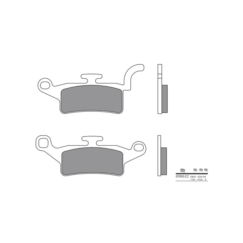 Acheter Direct Plaquettes de frein BREMBO Scooter carbone céramique – 07093CC