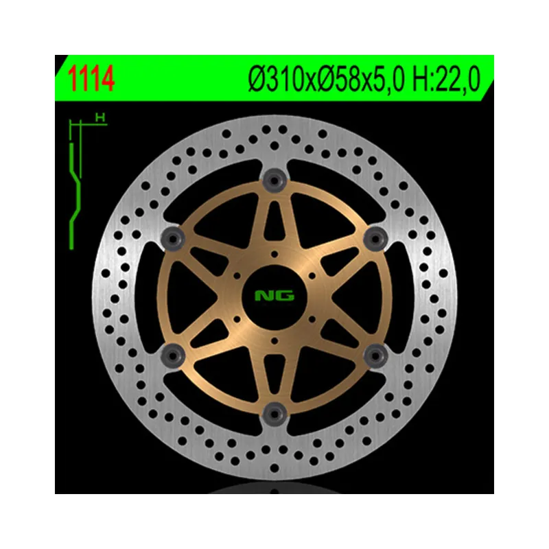 Offre Exclusive Disque de frein NG BRAKES flottant – 1114