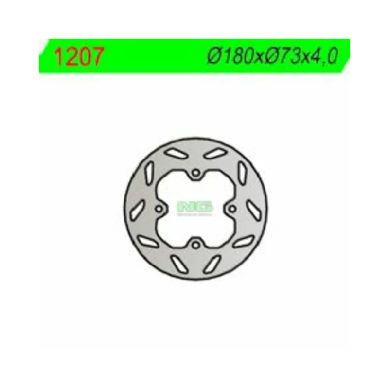 Disque de frein NG BRAKES fixe – 1207 Haute Qualité
