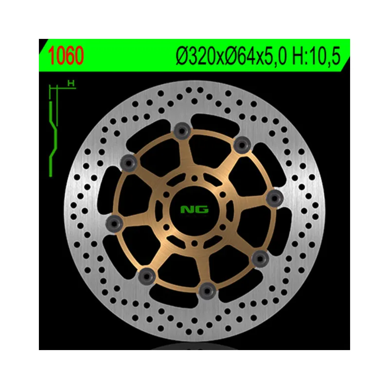 Promotion Disque de frein NG BRAKES flottant – 1060