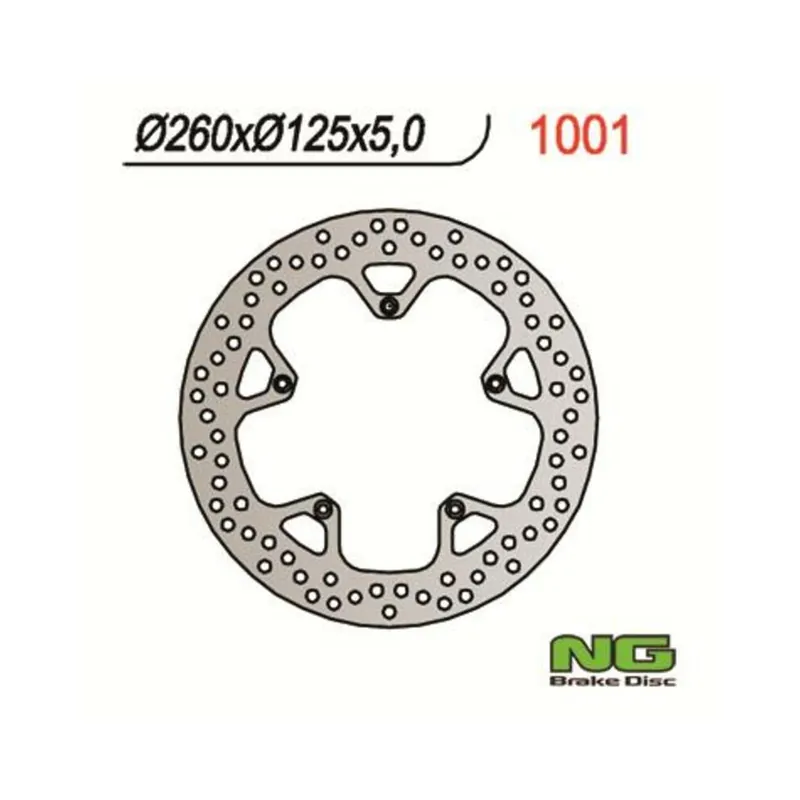 Certifié Disque de frein NG BRAKES fixe – 1001