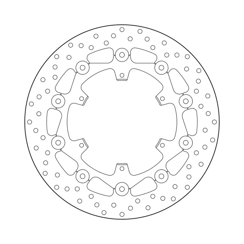 Disque de frein BREMBO Oro flottant – 78B40887 Pas Cher