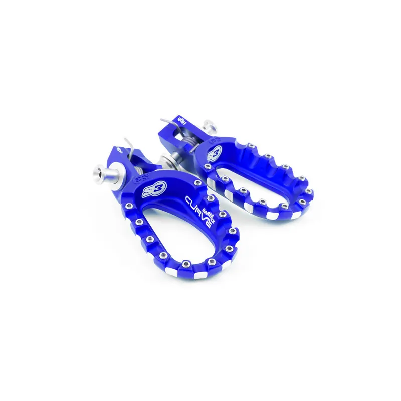 Repose-pieds S3 Curve High bleu KTM/Husqvarna Expédié Aujourd&rsquo;hui