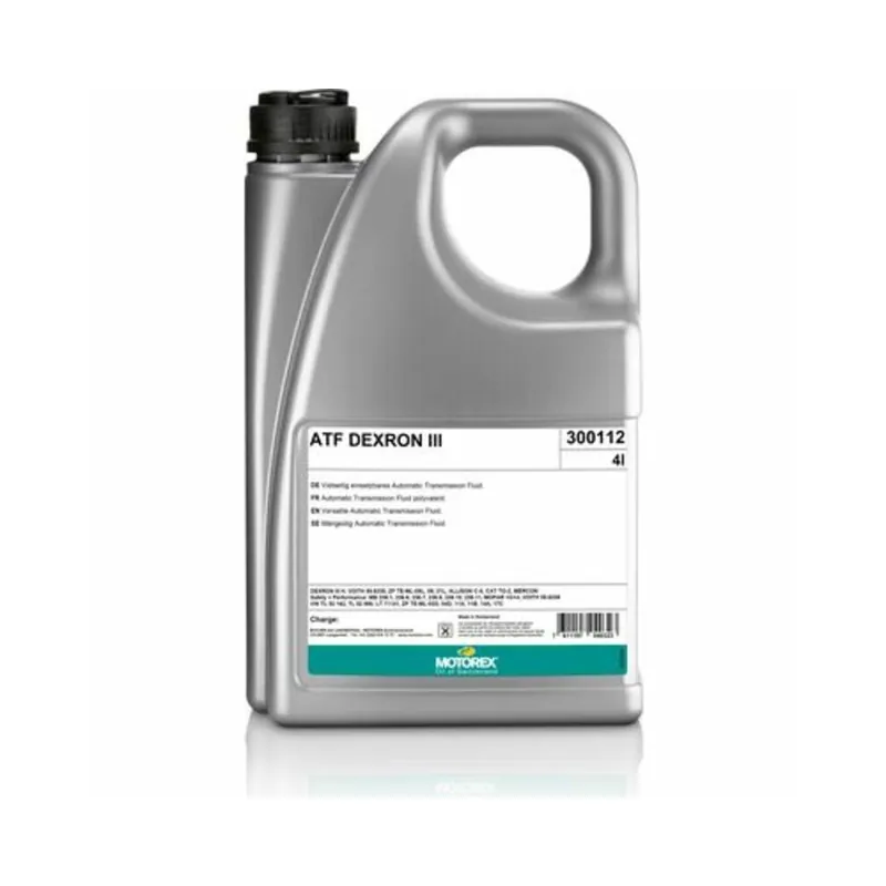 Huile de boîte de vitesse MOTOREX ATF Dexron III 100 Gear Oil – 4L x4 Certifié