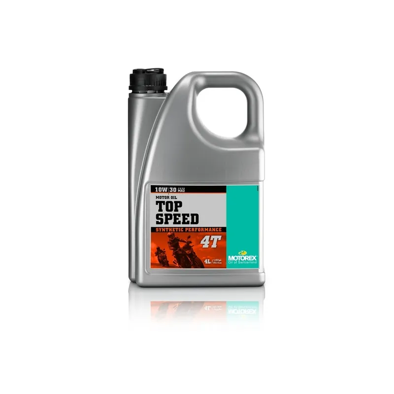 Huile moteur MOTOREX Top Speed 4T – 10W30 4L x4 Nouvel Arrivage