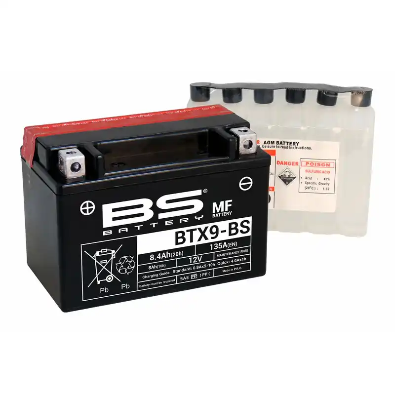 Jusqu&rsquo;à Épuisement Des Stocks Batterie BS BATTERY sans entretien avec pack acide – BTX9-BS